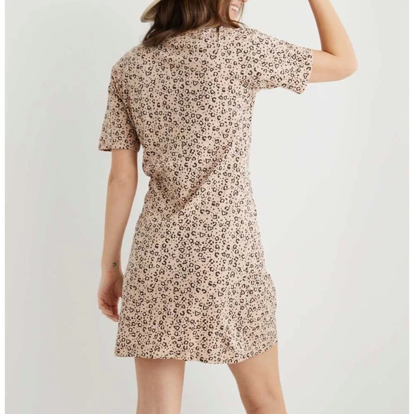 Aerie Knot Front Printed T-Shirt Dress - Picture 2 of 11